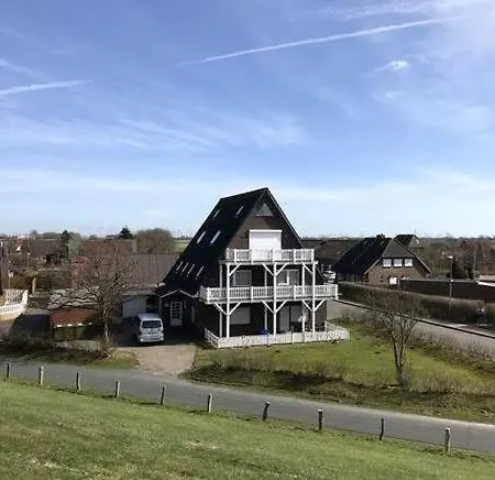 Ferienwohnung Im 2.og Mit Meerblick Ueberm Deich ! Seltenheit ! *